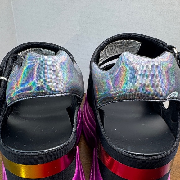 Anthony Wang Bluebery D2 Watch Me Glow Platform Sandals Funky Shoes, Womens 8.5 - Picture 6 of 13